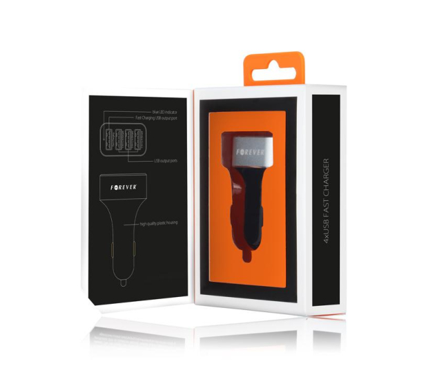 Forever ŁADOWARKA SAMOCHODOWA FOREVER PCC-03 4xUSB # - 1450693 - zdjęcie 3